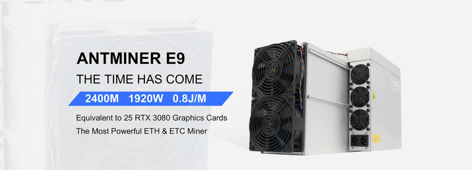 BITMAIN E9 ETC ASIC Miner 2400MH/S Most Profitable Mining Asic