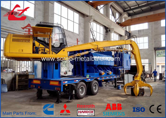 Scrap Baler Logger Hydraulic Baling Press Machine For Light Scrap Metal Compact into Bales