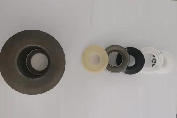SPCC SPHC Steel Idler Conveyor Roller Bearing Housing 45mm Flange And Labyrinth
