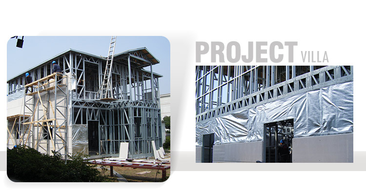Prefab Disaster Light Steel Frame Houses , Light Weight Steel Framed Homes