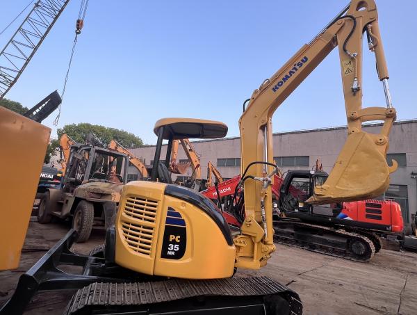 Mini Excavator Used Komatsu PC35MR Crawler Excavator Secondhand Digger