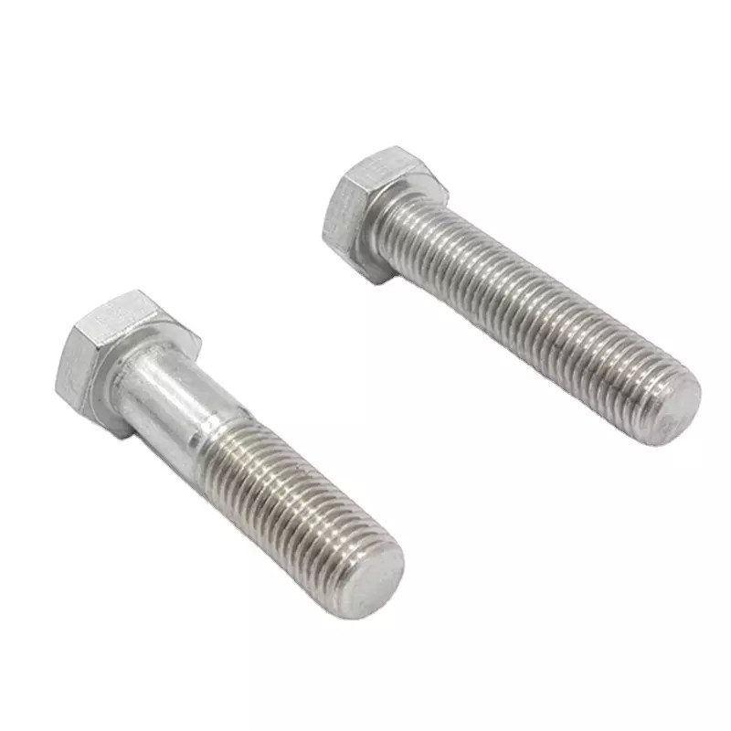 Fasteners M8 M16 M20 Stainless Steel Hex Bolt And Nut Steel Galvanized HDG Hex Bolt DIN933
