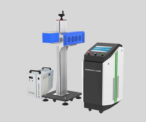 High Resolution Industrial Co2 Laser Printer 7000mm / Second Marking Speed Water