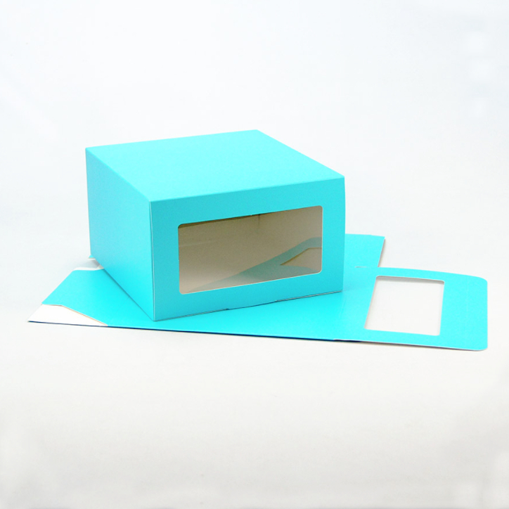 Marble Foldable Paper Packaging Baseball Cap Hat Snapcap Box with Clear Plastic Window
