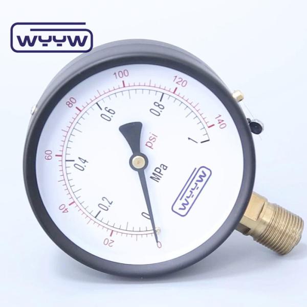 4 Inch Ppressure Manometer Double Scale Bar And Psi M20X1.5 Or G1/2" Water Air