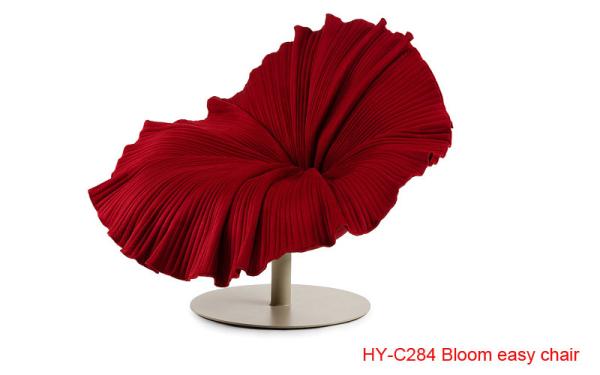 High replica Colorful bloom easy chair flower shape chair bloom lounge chair in