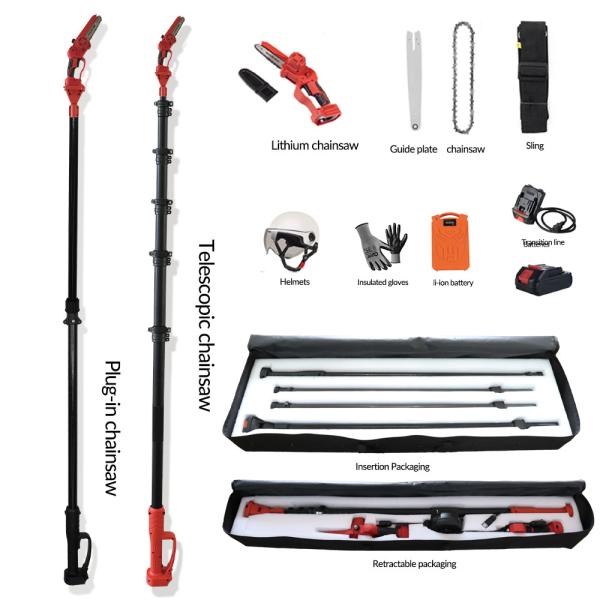 18FT Telescopic Electric Pole Chain Saw for Commercial Landscaping Battery