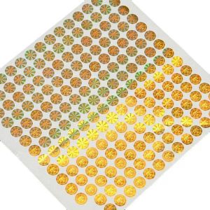 Anti Counterfeit Hologram Qr Code Label Sticker Security Verification