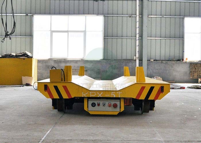 Machinery Factory Wire Coil Motorized Transfer V-deck Railway Truck