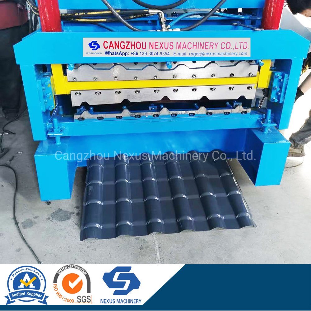 Roofing Sheet Roll Forming Machine Trapezoidal Roof Tile Metal Rolling Forming Machine