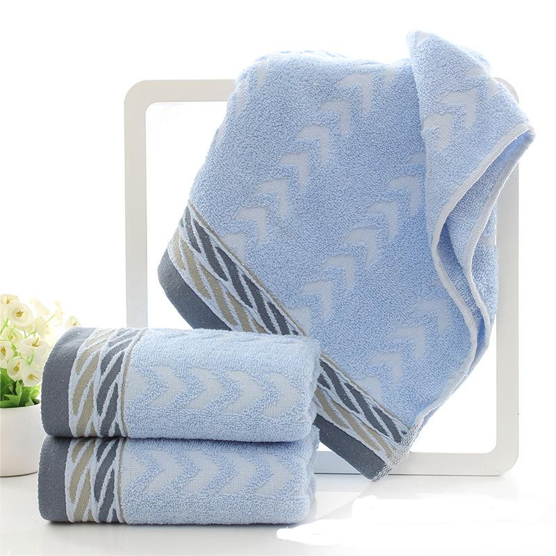 Home Hotel and Sports Cotton Absorbent Towels with Personalized Logo Design