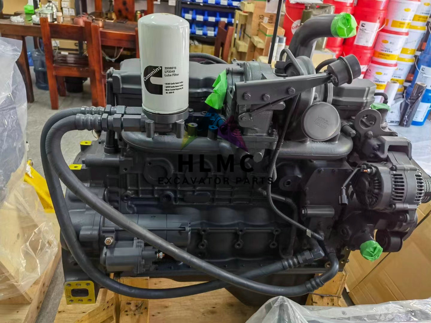 SAA6D107E-1 Complete Engine Assembly PC200-8 PC270-8 6D107-1 QSB6.7 6D107