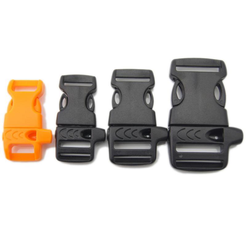1/2&quot; Plastic Curved Side Release Paracord Whistle Buckle