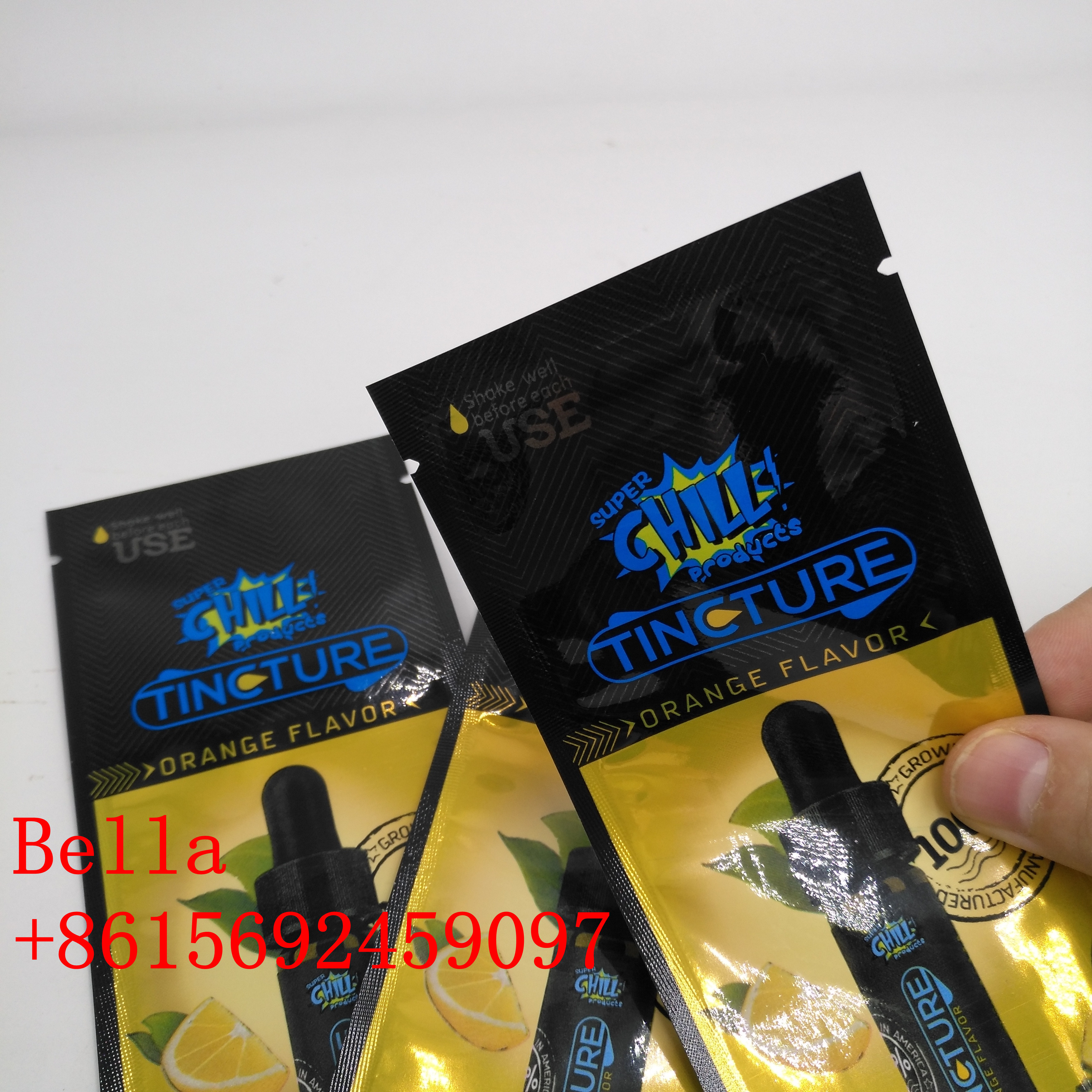 Small Size Plastic Pouches Packaging Food Grade For Herbal / Pills