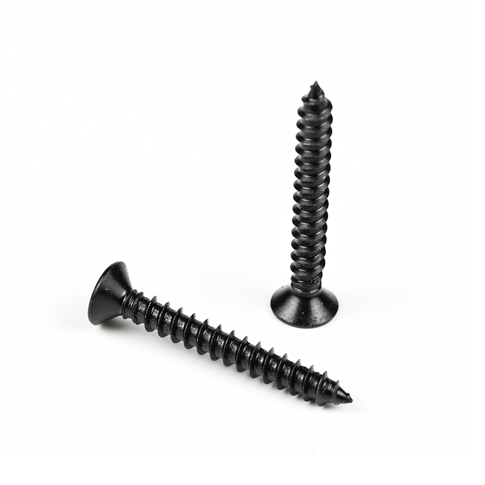 ZINC Black Stainless Steel Square Countersunk Flat Head Wood Screws