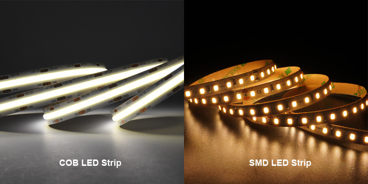 IP20 Rgbw Rgb Cob Led Strip Light 12V 24V Pixel Flexible Emitting Addressable Cob led strip