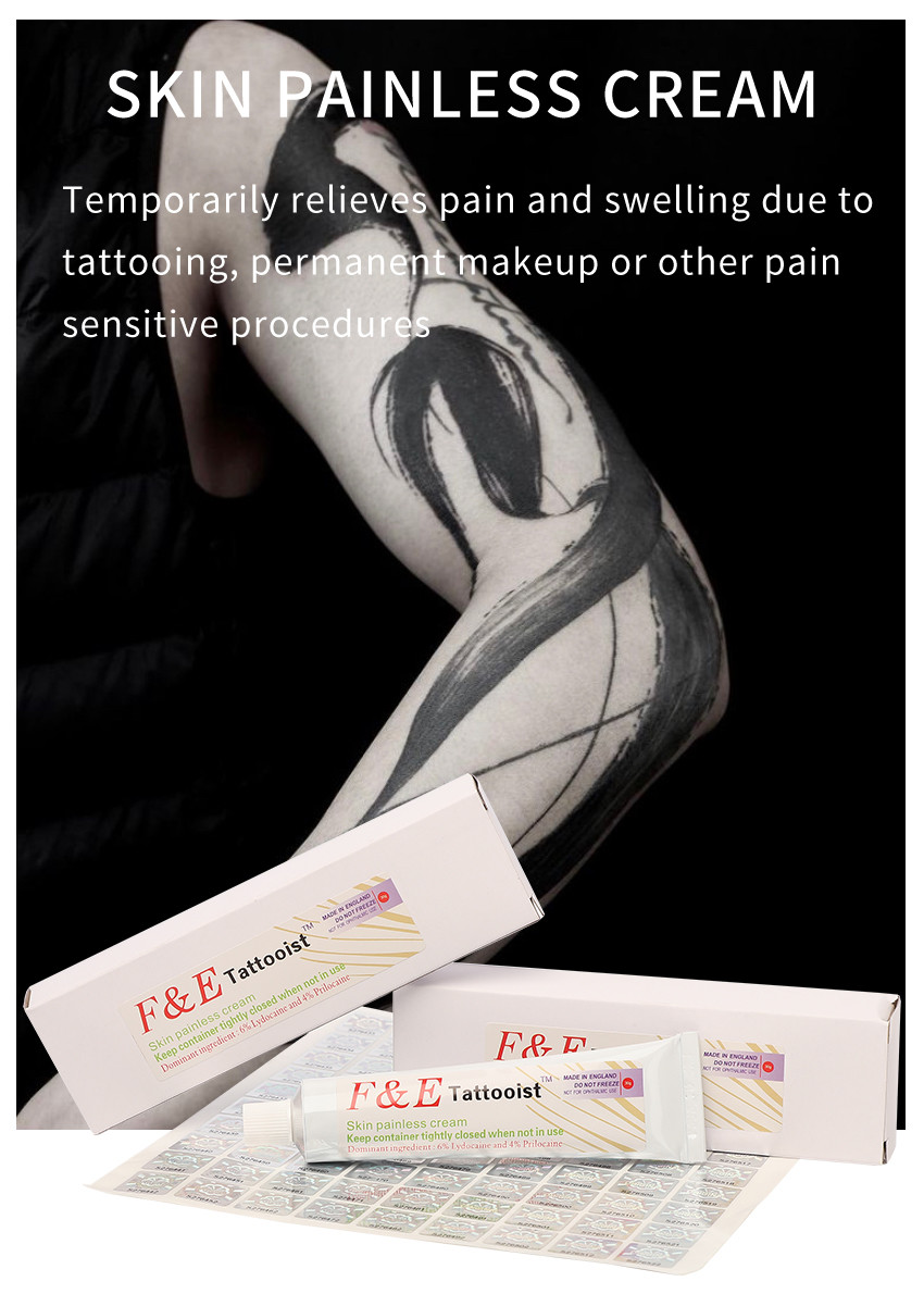 Original Highly Effective 30g F&E Tattooist Numb Cream Topical Anesthetic Cream Tattoo Supply