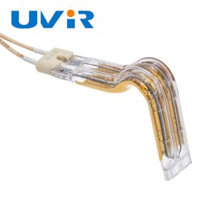 OEM Custom Shape 600W High Purity Quartz Infrared Heating Element Tube with L