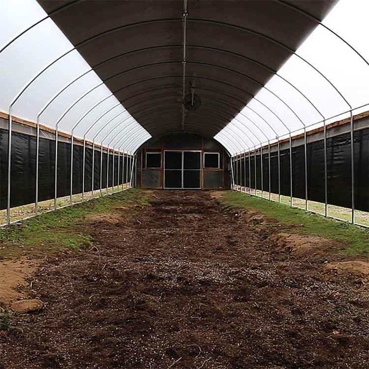 100% Shading PE Light Dep Blackout Plastic Green Houses Easy To Install