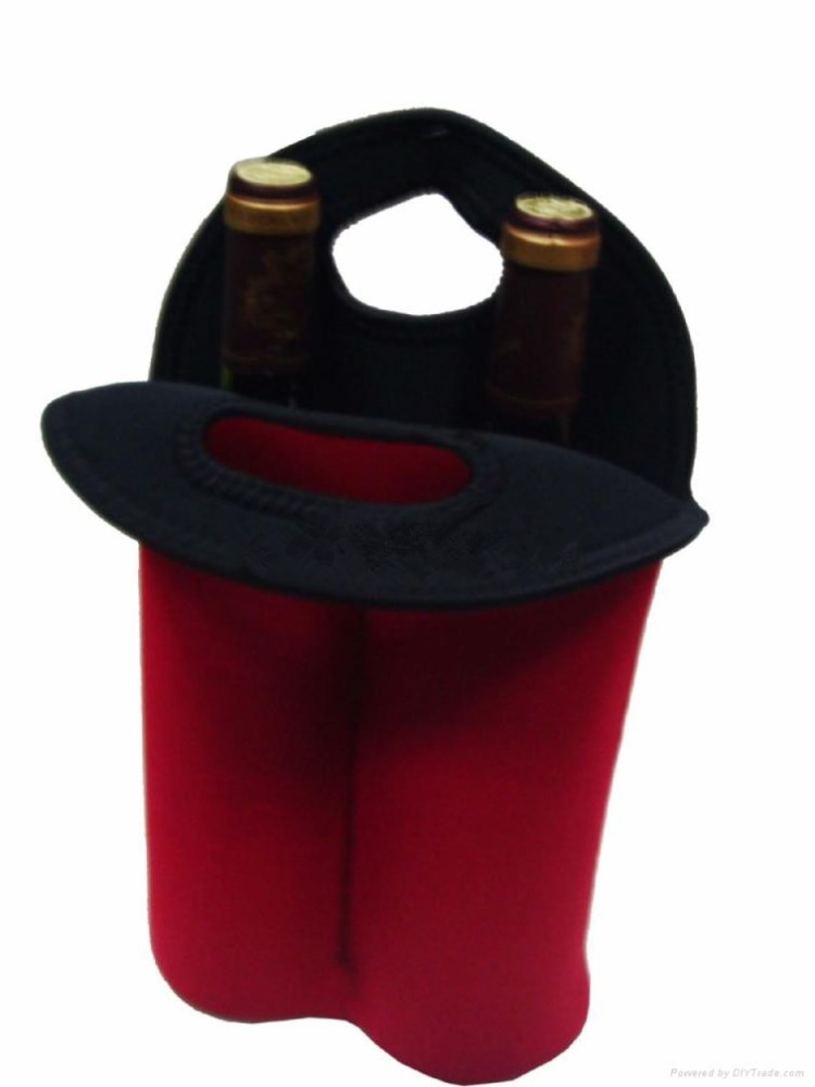 CHEAP wholesale high quality insulated neoprene beer bottle cooler bag