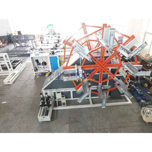Quality Full-automatic Pipe Coiler And Strapping Machine For PE Large Diameter Pipe Extrusion Coiling Range 1600-3200mm for sale