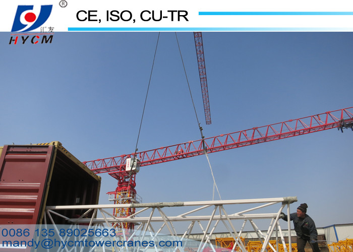 Hydraulic 55m Jib QTZ80(PT5515) 6/8ton Topless Tower Crane for Building Construction Projects