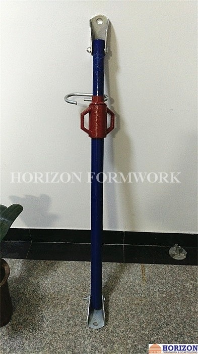 Telescopic Push-Pull Props To Support and Plumb Wall Formwork Panels