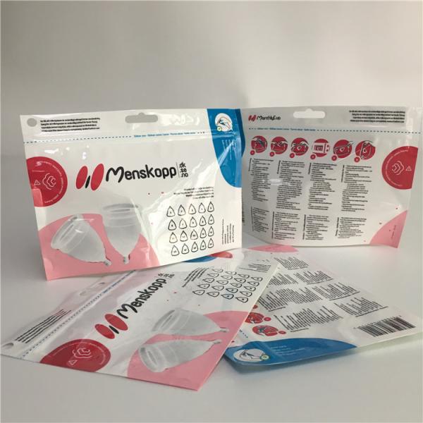Microwave Steam Bottom Gusset Bags Glossy Stand Up Plastic Sterilizer Retort