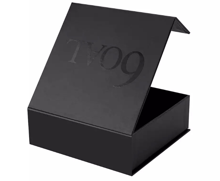 CMYK Handmade Recycled Printing Paper Magnetic Gift Box with Foam Insert For Wallet Packing