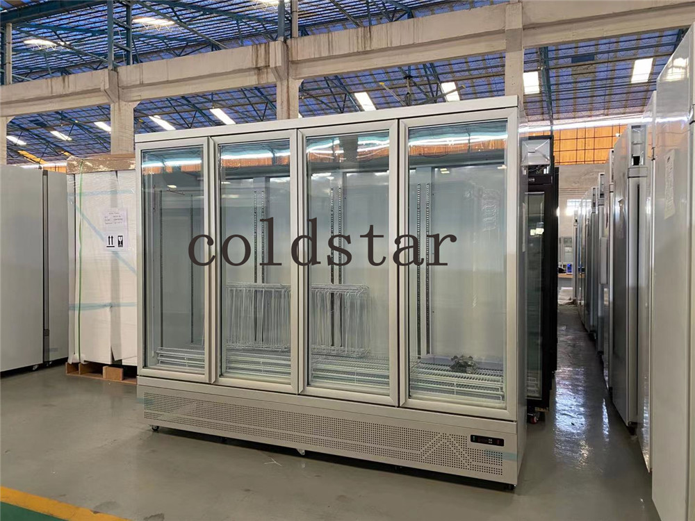 Commercial Beverage Chiller Soft Drink Refrigerator With Glass Door