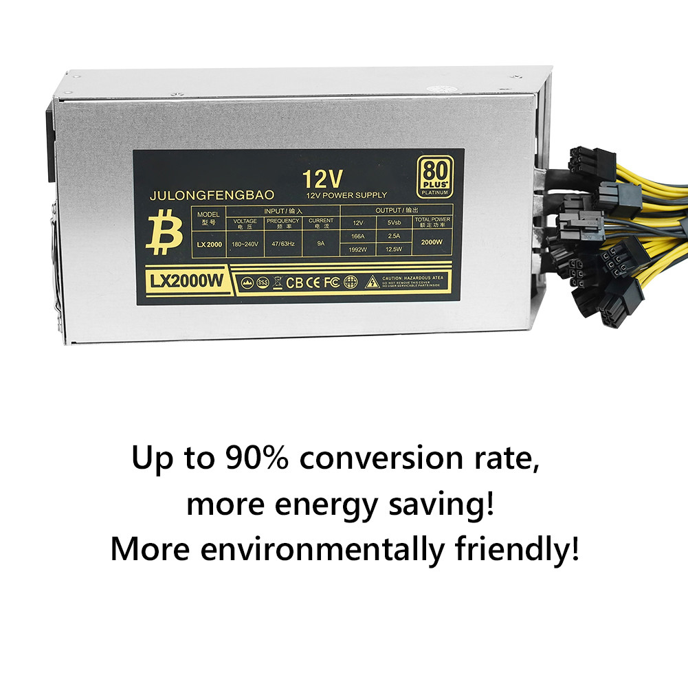 12V L3+ Z15 Psu For Antminer S9 Server Power Supply 2000w