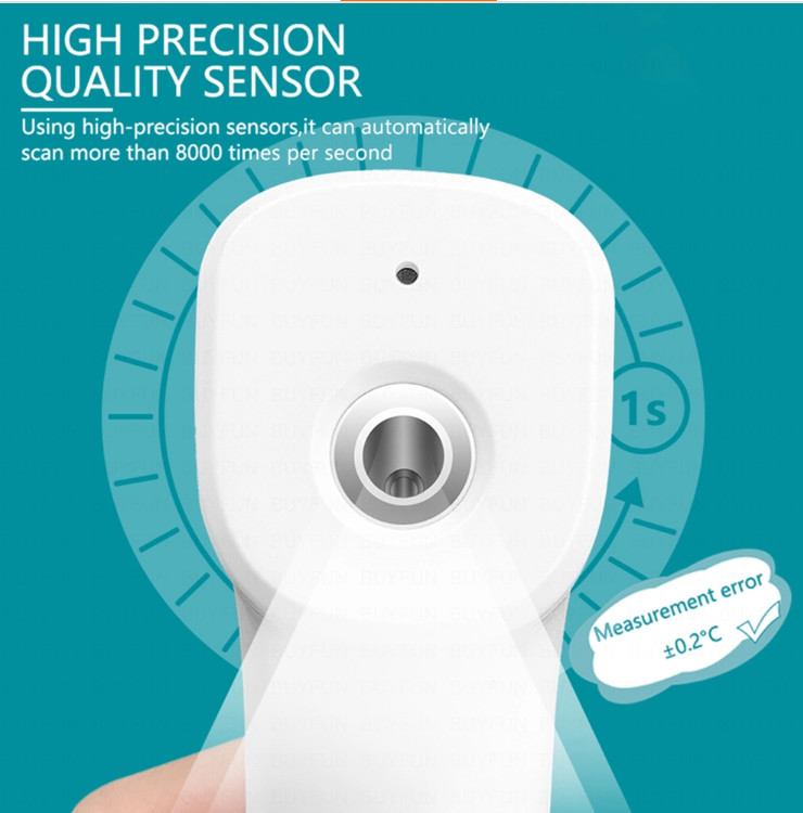 Handheld forehead digital infrared thermometer