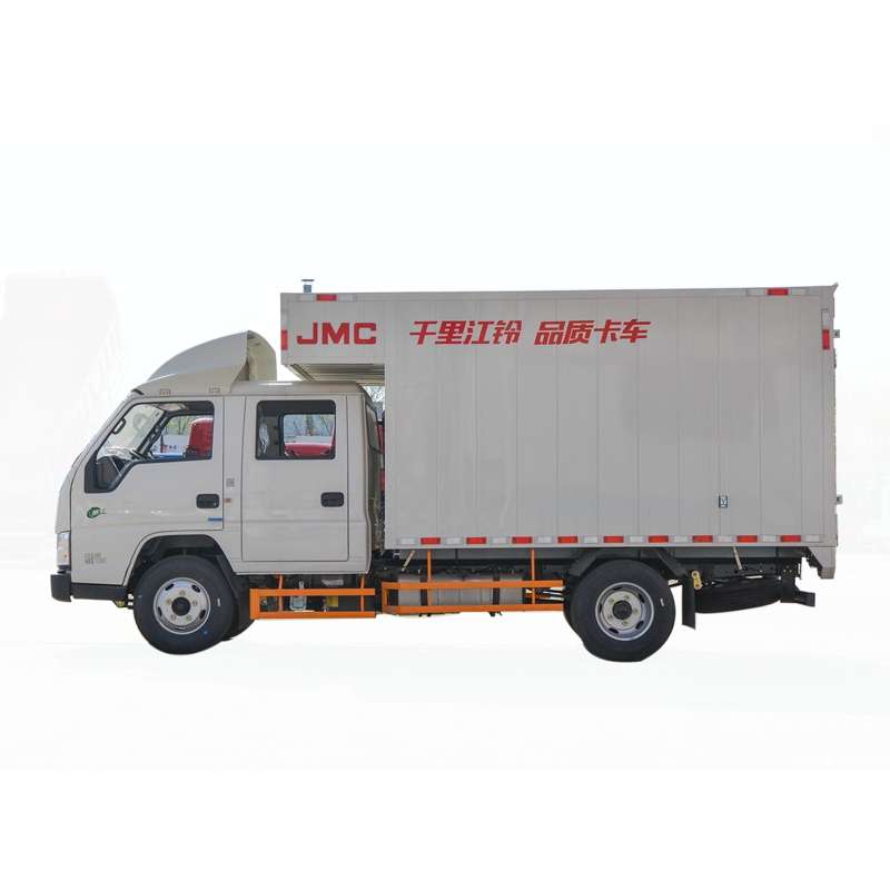 White 4x2 JMc Motor Cargo Delivery Truck Freight Logistics Truck 100KM/h