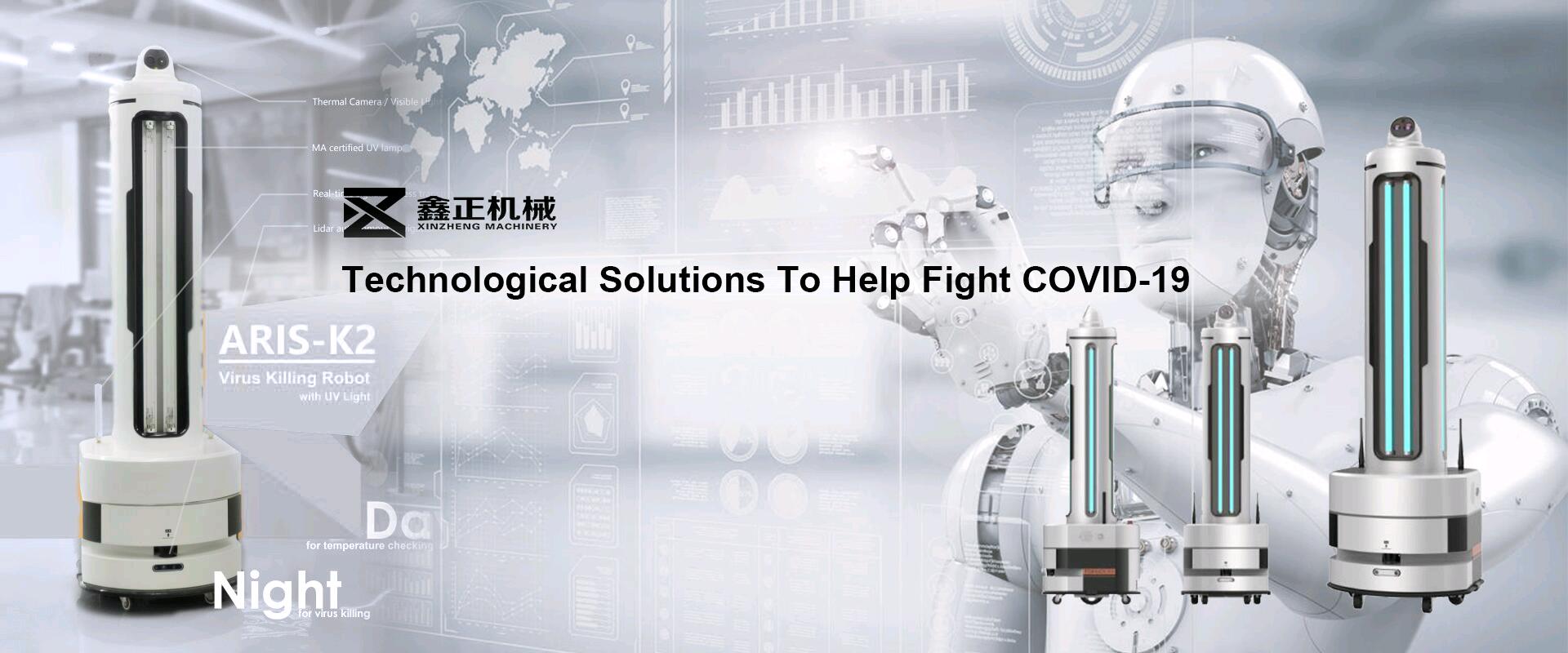 Offices Hotels Shopping Malls Intelligent Smart UV Light Robot
