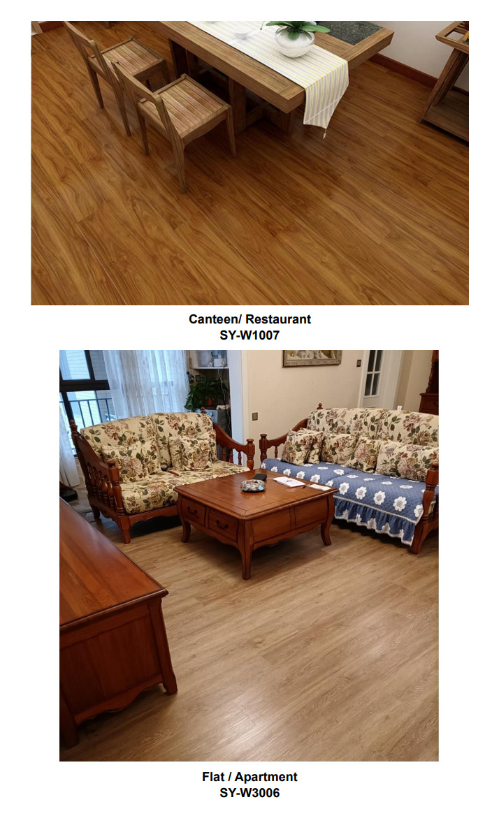 Scratch Resistant SPC Wood Flooring 183x1220mm Country Oak GKBM DP-W82264