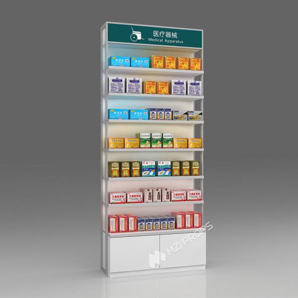 JYaS-YB-04 Professional Medical Style Medical Equipment Back Cabinet with White