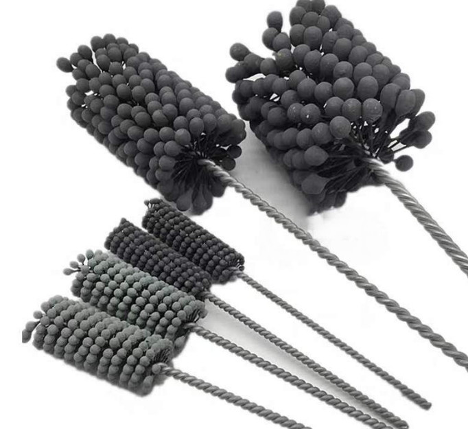 Internal Hole Polishing Brush Deburring Brush Silicon Carbide Ball Brush