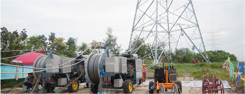 Supply 30KN Hydraulic Cable Tesnioner In Overhead Transmission