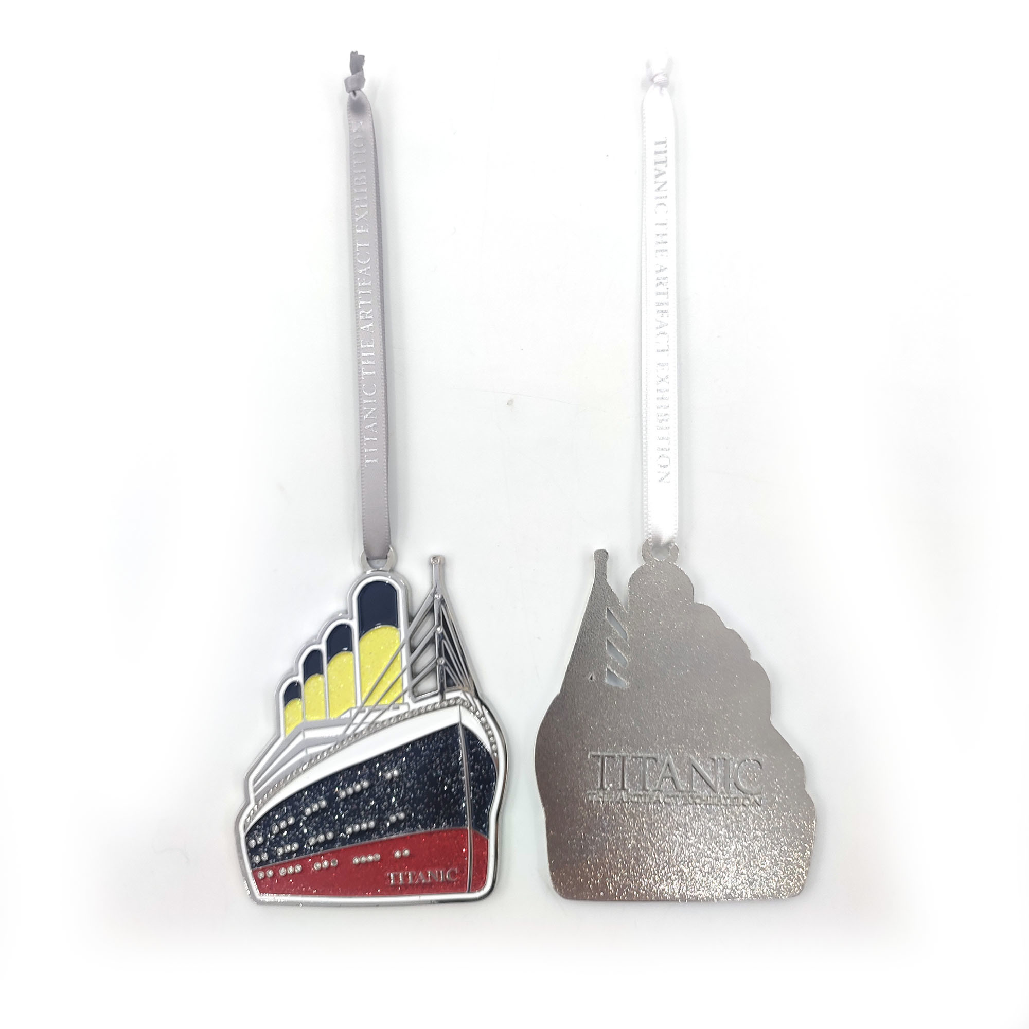 RMS Titanic Keepsake Special Medal Pendant Engraved and Embossed Design and Built-in Ribbon Holes