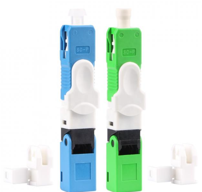 OEM LC APC Connector , Fast Connect Fiber Connectors For Telecommunication