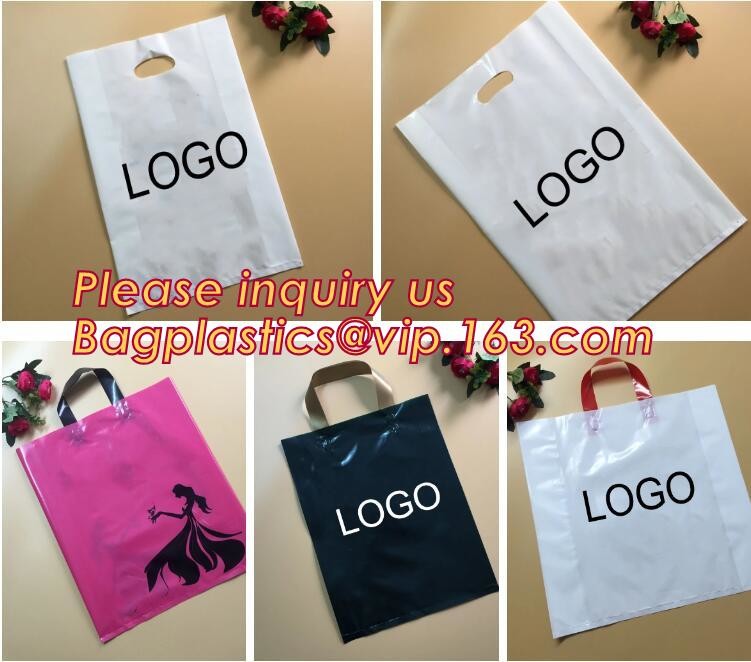 best selling biodegradable soft loop handle bag with EN13432 BPI OK compost Home ASTM D6400 certificates,bagease,bagplas