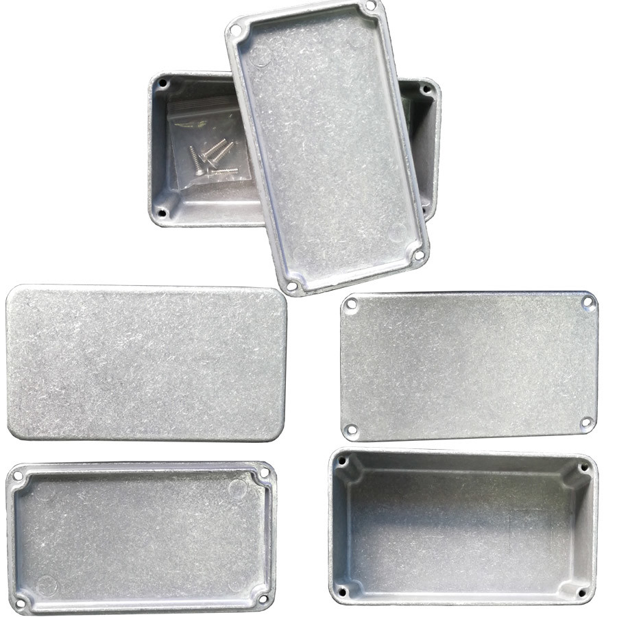 1590A Unpainted Heavy Duty Aluminum Die Cast Enclosure for Guitar Effect Pedals