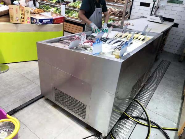 Butcher Shop Fruit Store Deli Food Display Cooler Chiller Flip Or Non - Flip