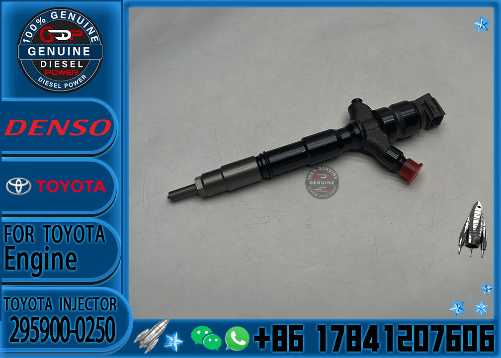 Common Rail Diesel Fuel Injector 23670-39435 295900-0250 23670-30440