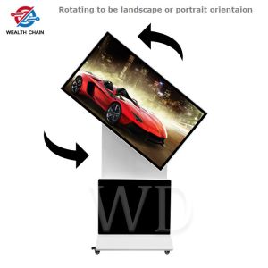 Multifunctional Intelligent Rotary Interactive Digital Display Free Standing