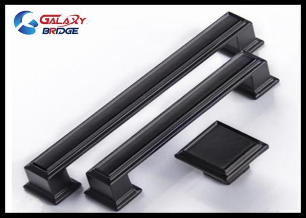128mm American Stylish Plating Kitchen Cabinet Handles 96mm Black Arched Dresser
