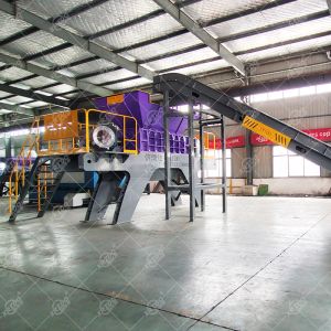 China Garbage Crusher Machine MSW Crusher Industrial Solid Waste Crusher Solid Waste Dispose Plant on sale