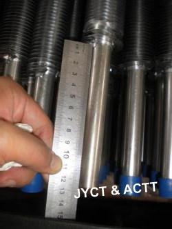 L Type Wrapped Around Fin Tube Seamless OD 19.05mm ISO Standard