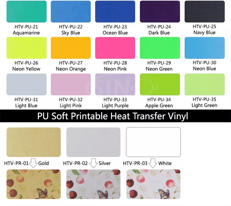 Customized 10-15s Press Puffs Thermal Transfer Film For T Shirt