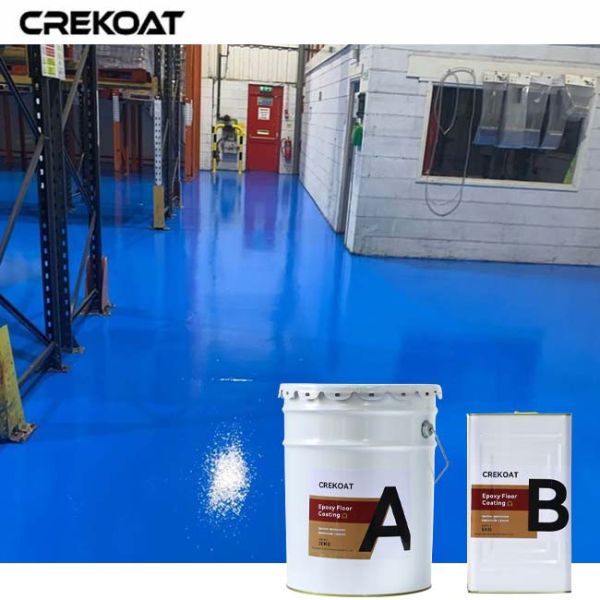 High Gloss Self Leveling Epoxy Floor Coating with 5:1 Mix Ratio and 12 Months
